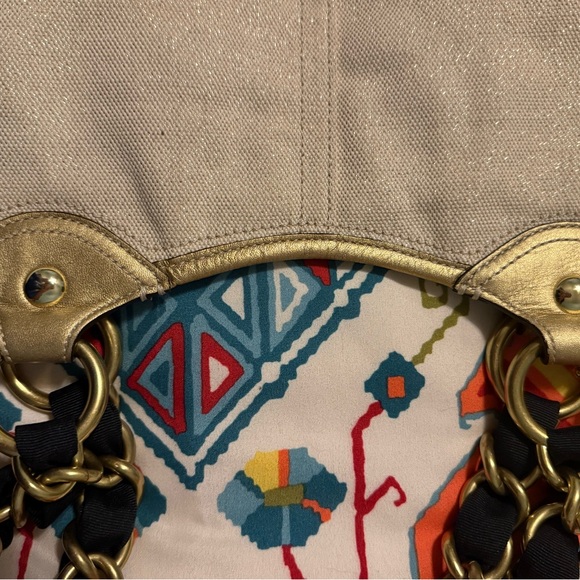 NWOT Coach Limited Edition Tattoo Gold Purse Handbag !! - Picture 11 of 14